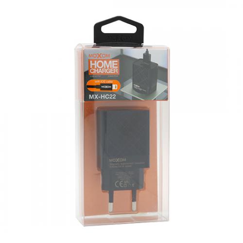 Kucni punjac Moxom MX-HC22 2xUSB 5V/2 4A za Iphone lightning crni preview