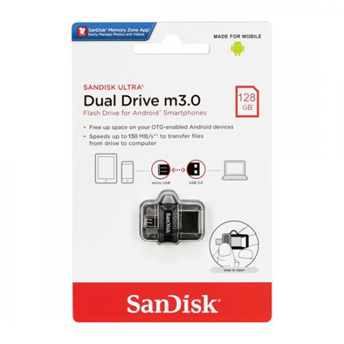 USB Flash memorija SanDisk Ultra Dual drive 128GB m3 0 Grey preview