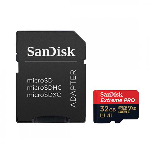 Memorijska kartica SanDisk SDHC 32GB Micro Extreme Pro 100MB/s C10 V30 U3 plusSD adapterom preview