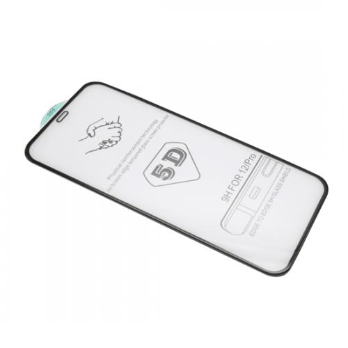 Folija za zastitu ekrana GLASS 5D za Iphone 12/12 Pro (6 1) crna preview