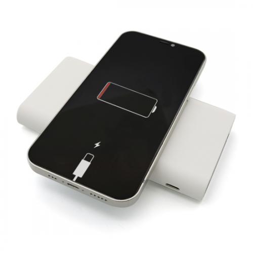 Power bank FAST 10000mAh plus bezicni punjac (QI) beli preview