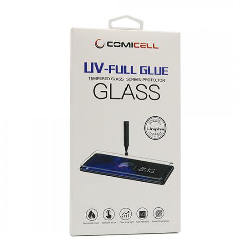 Folija za zastitu ekrana GLASS 3D MINI UV-FULL GLUE za Samsung G991F Galaxy S21 zakrivljena providna (sa UV lampom) preview
