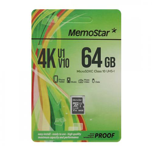 Memorijska kartica MemoStar Micro SD 64GB U1 V10 preview
