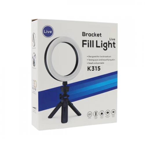 Selfie ring light/tripod K315 crni preview