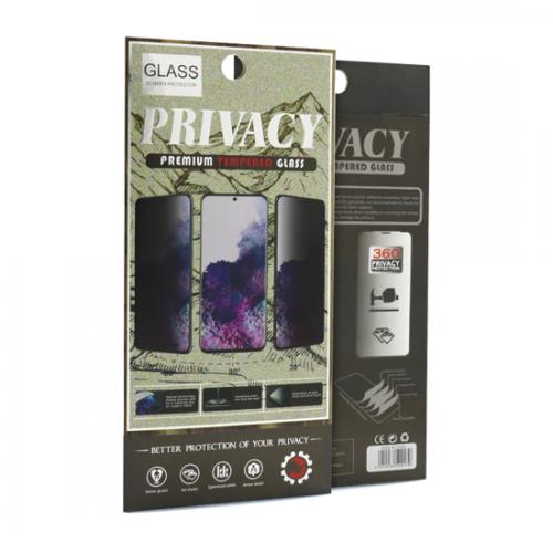 Folija za zastitu ekrana GLASS PRIVACY 2 5D full glue za Iphone 12 Pro Max (6 7) crna preview