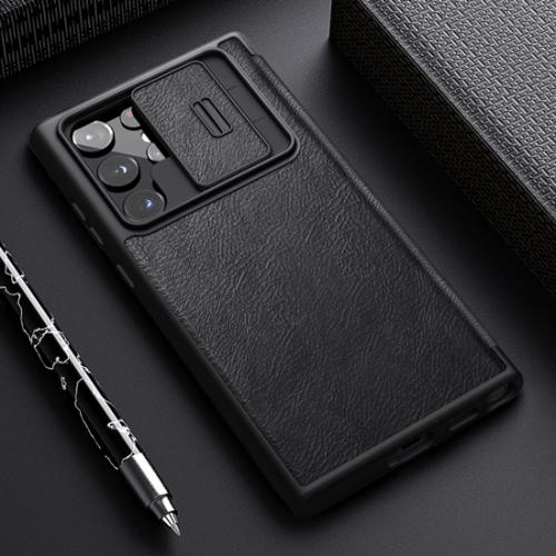 Futrola NILLKIN Qin za Samsung S908B Galaxy S22 Ultra 5G crna preview