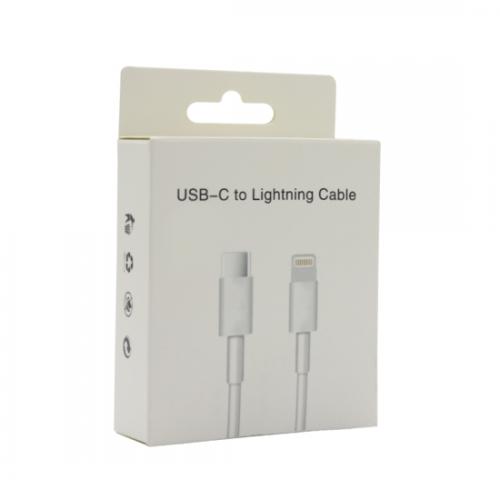 USB data kabl PD za iPhone Type C na lightning 3A beli 2m preview