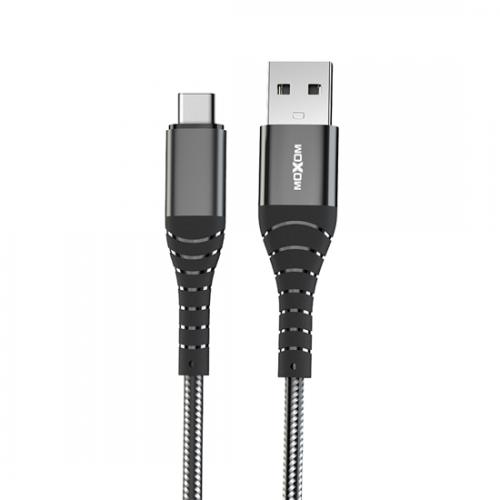 USB data kabl MOXOM MX-CB71 3A Type-C pleteni crni preview
