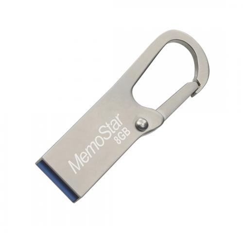 USB Flash memorija MemoStar 8GB HOOK 2 0 metalna preview