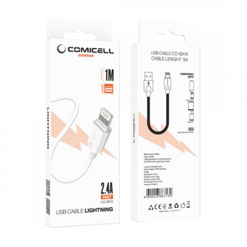 USB data kabl Comicell Superior CO-BX14 2 4A Lightning 1m beli preview