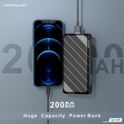 Power bank Konfulon 20000mAh Q13P 2 1A crni preview