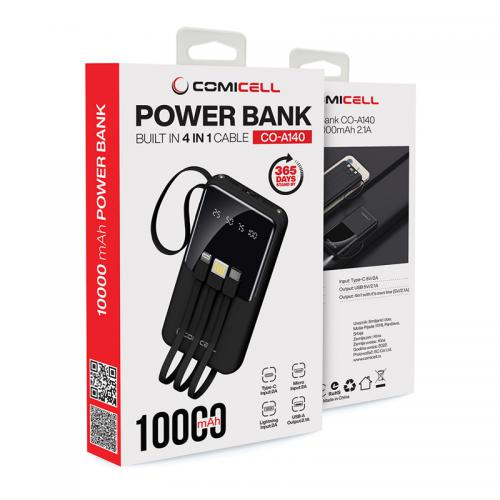 Power bank COMICELL CO-A140 4in1 10000mAh 2 1A crni preview