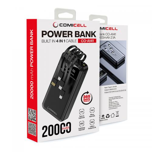 Power bank COMICELL CO-A141 4in1 20000mAh 2 1A crni preview