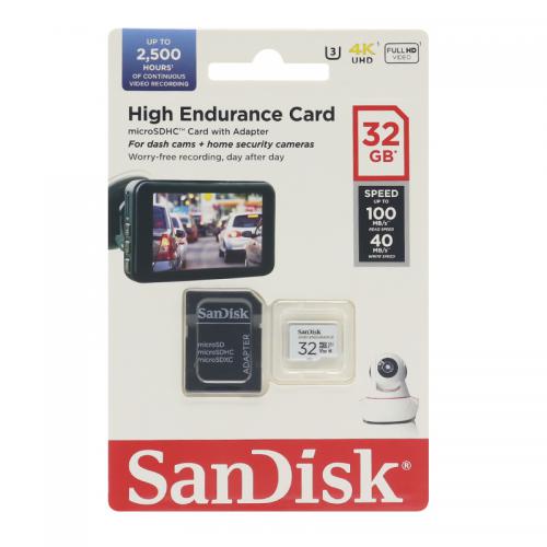 SanDisk SDHC 32GB Endurance micro 100MB/s 40MB/s Class10 U3/V30plusSD sa adapterom preview