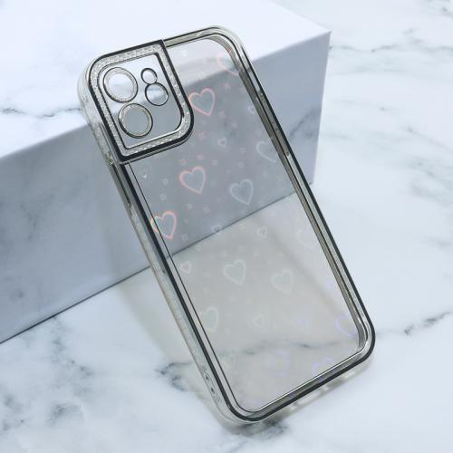 Futrola Heart IMD za iPhone 12 6 1 srebrna preview