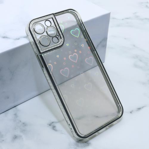 Futrola Heart IMD za iPhone 12 Pro 6 1 srebrna