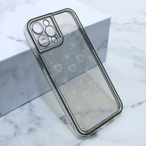 Futrola Heart IMD za iPhone 12 Pro Max 6 7 srebrna preview