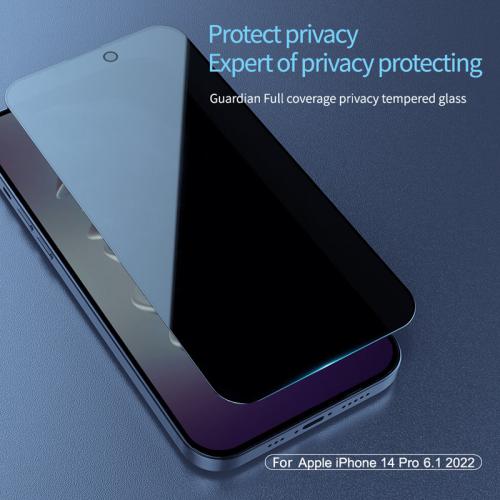 Folija za zastitu ekrana GLASS Nillkin Guardian za iPhone 14 Pro (6 1) crna preview