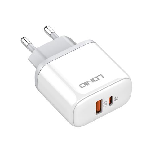 Kucni punjac LDNIO A2526C Fast 3A/45W PDplusQC4 0 Type C to lightning beli preview