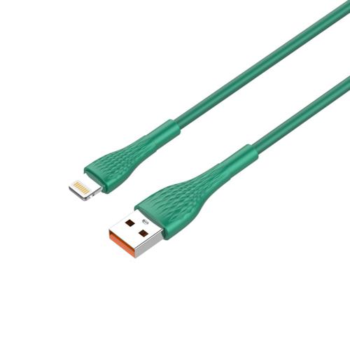 USB data kabl LDNIO LS671 lightning 30w 1m zeleni preview