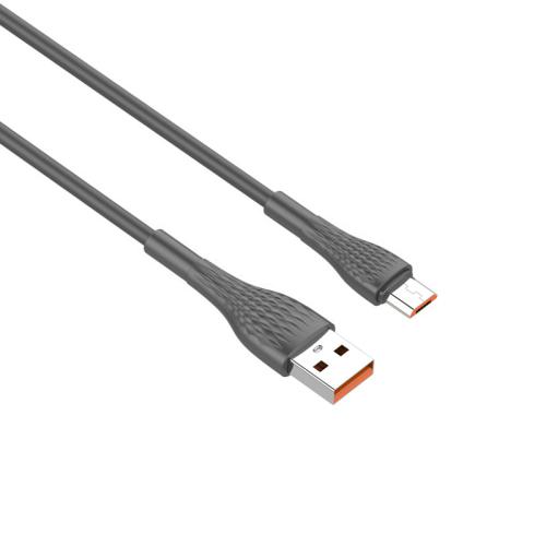 USB data kabl LDNIO LS672 micro-USB 30w 2m sivi preview