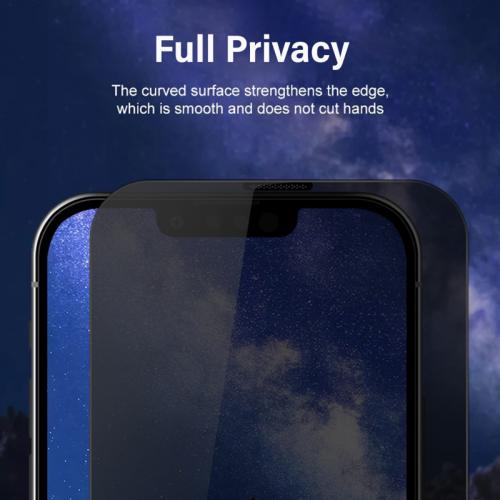 Folija za zastitu ekrana GLASS PRIVACY 2 5D dust free za iPhone 13/13 Pro/14(6 1) preview