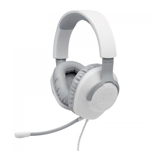 Slusalice JBL Quantum 100 Wired Over-Ear Gaming bele Full ORG (QUANTUM100-WH) preview