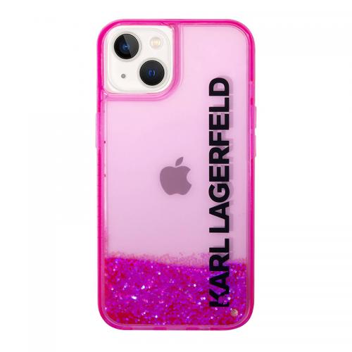 Futrola Karl Lagerfeld Liquid Glitter Elong Hard za Iphone 14 pink Full ORG (KLHCP14SLCKVF) preview