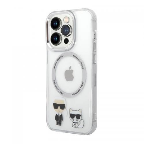 Futrola Karl Lagerfeld Magsafe With Ring za Iphone 14 Pro bela Full ORG (KLHMP14LHKCT) preview