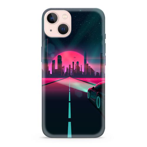 Futrola ULTRA TANKI PRINT CLEAR NEON WAVE za iPhone 13 (6 1) NW01 preview