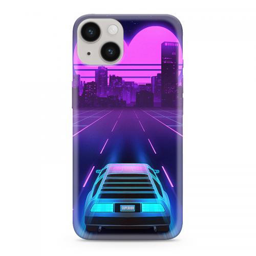 Futrola ULTRA TANKI PRINT CLEAR NEON WAVE za iPhone 14 (6 1) NW02 preview
