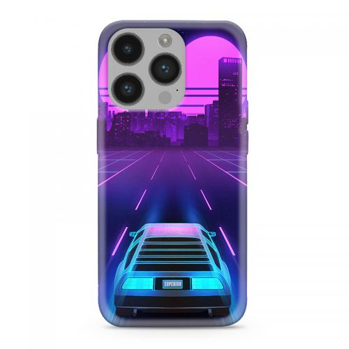 Futrola ULTRA TANKI PRINT CLEAR NEON WAVE za iPhone 14 Pro (6 1) NW02 preview