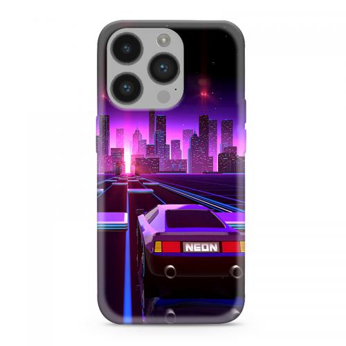 Futrola ULTRA TANKI PRINT CLEAR NEON WAVE za iPhone 14 Pro (6 1) NW03 preview