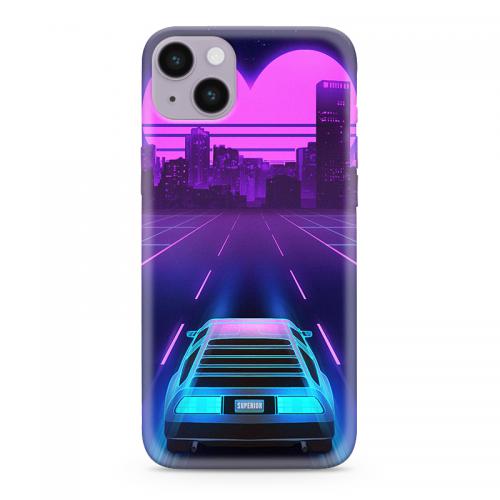 Futrola ULTRA TANKI PRINT CLEAR NEON WAVE za iPhone 14 Plus (6 7) NW02 preview