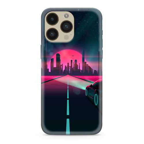 Futrola ULTRA TANKI PRINT CLEAR NEON WAVE za iPhone 14 Pro Max (6 7) NW01 preview