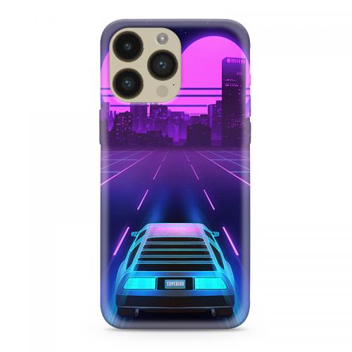 Futrola ULTRA TANKI PRINT CLEAR NEON WAVE za iPhone 14 Pro Max (6 7) NW02 preview