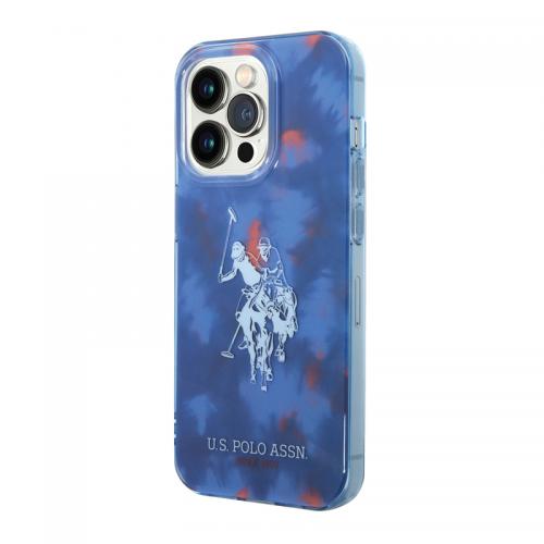 Futrola Polo With Tie Dye Design Horse Logo za Iphone 14 Pro plava Full ORG (USHCP14LUTIB) preview