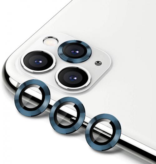 Zastita za kameru RING za Iphone 11 Pro plava preview
