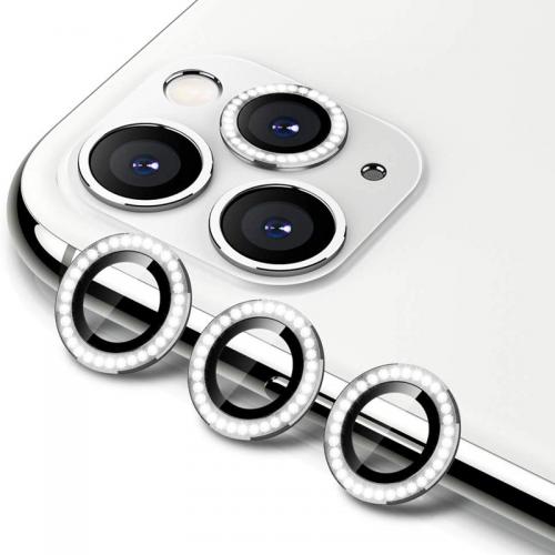Zastita za kameru DIAMOND PREMIUM za Iphone 11 Pro srebrna preview