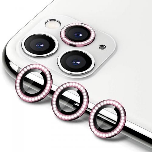 Zastita za kameru DIAMOND PREMIUM za Iphone 11 Pro pink preview