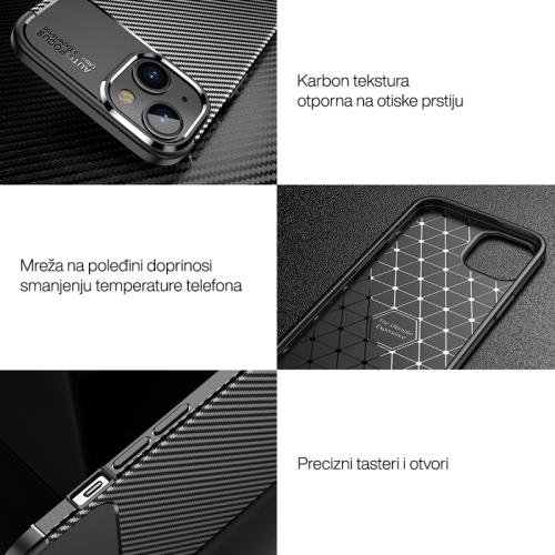 Futrola Carbon za Samsung Galaxy A546B Galaxy A54 5G crna preview