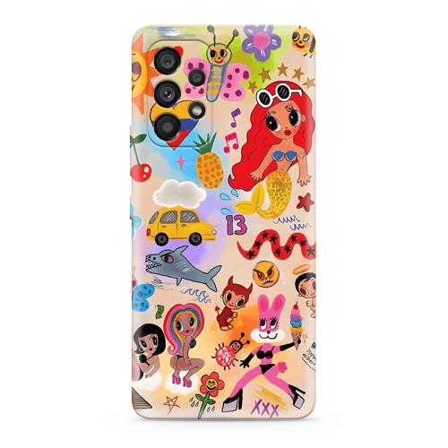 Futrola ULTRA TANKI PRINT CLEAR za Samsung A536B Galaxy A53 5G ND0326 preview