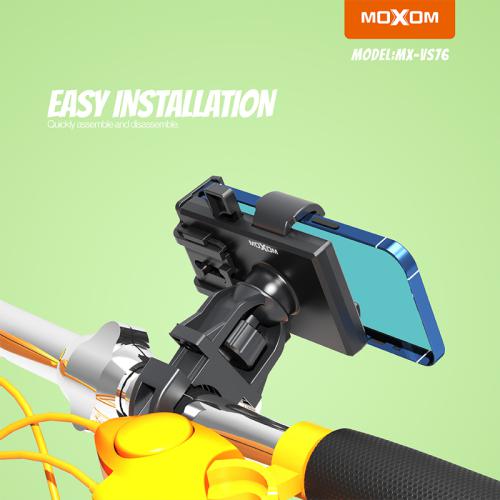 Drzac za mobilni telefon MOXOM MX-VS76 za bicikl i motor crni preview
