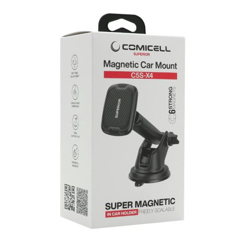 Drzac za mobilni telefon Comicell Superior C5S-X4 (magnet i vakuum) crni preview