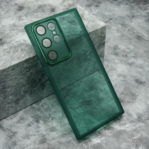 Futrola TRANSPARENT COLOR za Samsung S918B Galaxy S23 Ultra zelena preview