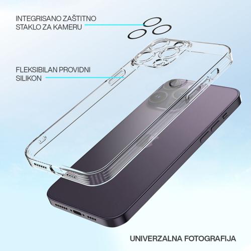 Futrola CLEAR CAMERA GLASS za iPhone 15 Pro (6 1) providna preview