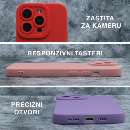 Futrola Silikon Pro Camera za iPhone 15 Pro Max (6 7) tamno plava preview