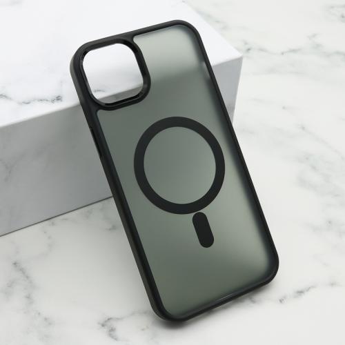 Futrola SILKY MAGSAFE za iPhone 15 Plus (6 7) crna preview
