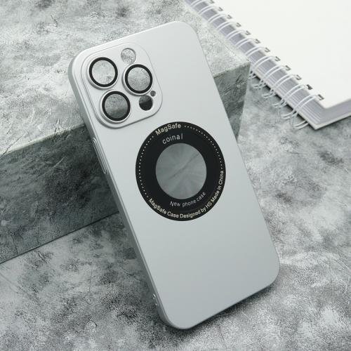 Futrola ELEGANT LOGO CUT za iPhone 14 Pro Max (6 7) srebrna
