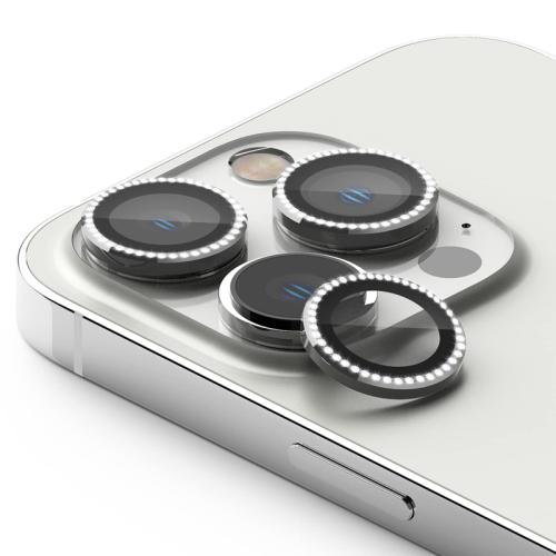 Zastita za kameru DIAMOND za iPhone 15 Pro (6 1)/iPhone 15 Pro Max (6 7) srebrna preview